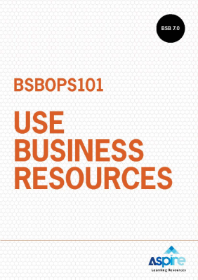 Picture of BSBOPS101 Use business resources eBook