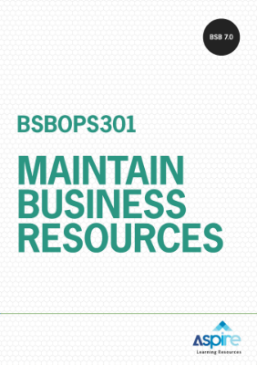 Picture of BSBOPS301 Maintain business resources eBook