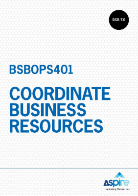 Picture of BSBOPS401 Coordinate business resources eBook