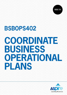 Picture of BSBOPS402 Coordinate business operational plans eBook