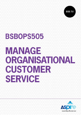 Picture of BSBOPS505 Manage organisational customer service eBook