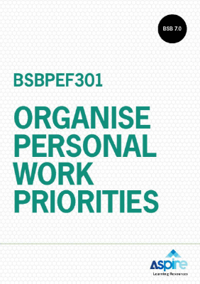 Picture of BSBPEF301 Organise personal work priorities eBook
