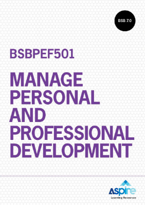 Picture of BSBPEF501 Manage personal and professional development eBook