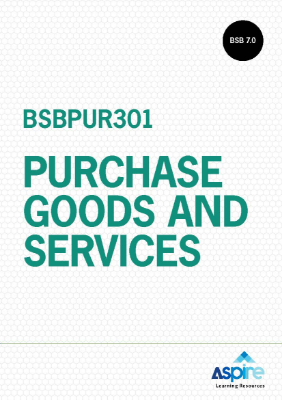 Picture of BSBPUR301 Purchase goods and services eBook (Version 2)