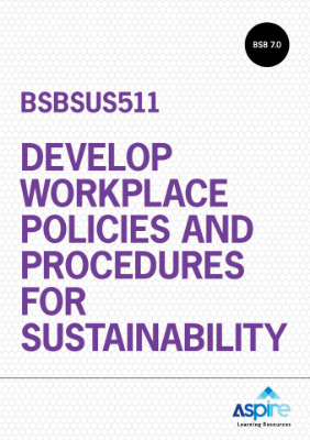 Picture of BSBSUS511 Develop workplace policies and procedures for sustainability eBook