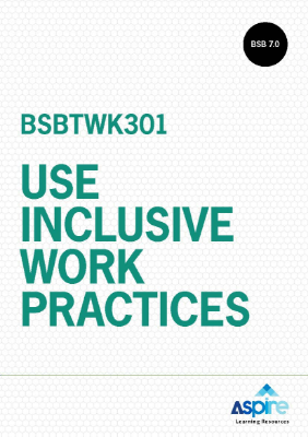 Picture of BSBTWK301 Use inclusive work practices eBook