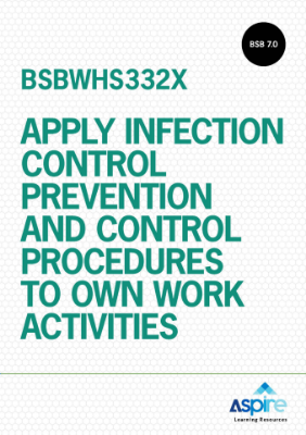 Picture of BSBWHS332X Apply infection prevention and control procedures to own work activities eBook