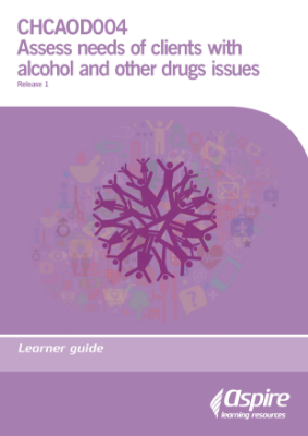 Picture of CHCAOD004 Assess needs of clients with alcohol and other drugs issues eBook