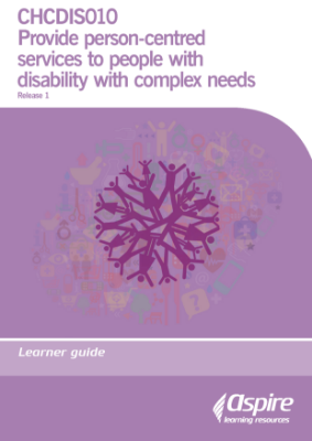 Picture of CHCDIS010 Provide person-centred services to people with disability with complex needs eBook