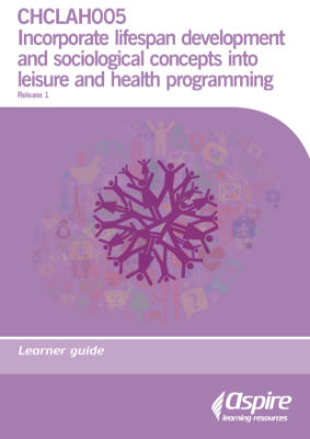 Picture of CHCLAH005 Incorporate lifespan development and sociological concepts into leisure and health programming eBook