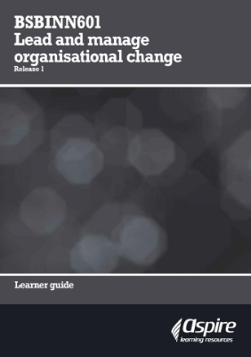 Picture of BSBINN601 Lead and manage organisational change