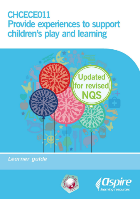 Picture of CHCECE011 Provide experiences to support children’s play and learning - NQS updated eBook